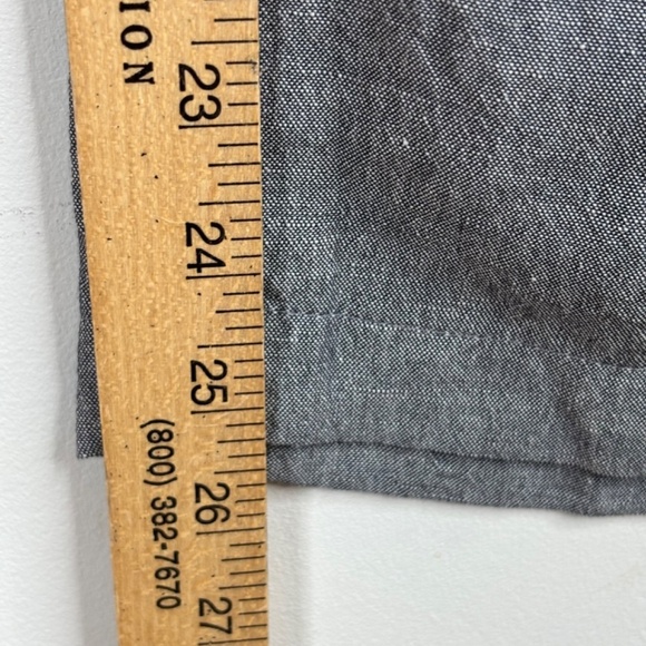 Eileen Fisher Linen Wide Leg Crop Pant L Italian Minimalist System Charcoal Grey - Picture 7 of 10